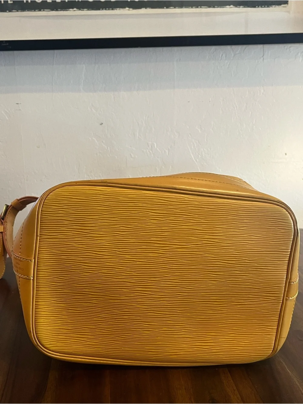 Louis Vuitton Yellow Epi Leather Noé GM